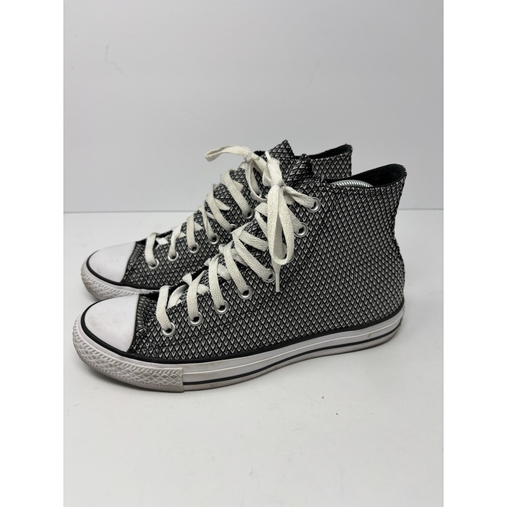 Converse CTAS Hi Women's Size 9 Shoes White/Black/White 555853F